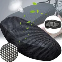 Juste de Siège de Moto en Maille 3D, en Tissu, Antidérapant, pour Scooter, Vélo Électrique, Respirante, pour l'Été, Nouvelle Collection 1